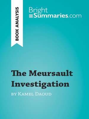 cover image of The Meursault Investigation by Kamel Daoud (Book Analysis)